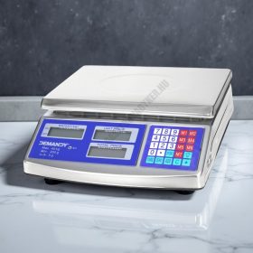Ellenőrző mérleg 40 kg-ig, rozsdamentes acél