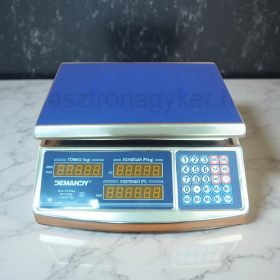 Mérleg, árszorzós 30 kg, hitelesített