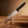 Santoku japán kés, 18 cm rozsdamentes penge, Niza