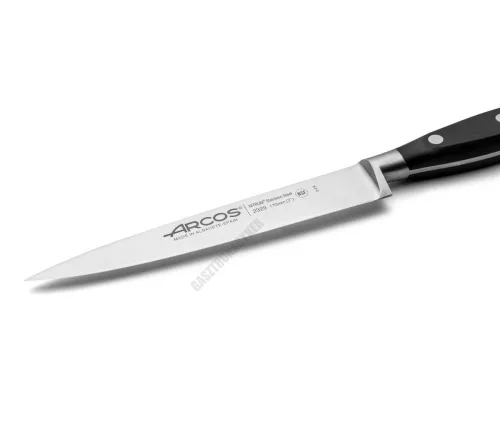 Filézőkés, 17 cm kovácsolt pengével, Arcos Riviera, szegecselt nyéllel
