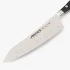 Santoku japán kés, 18 cm kovácsolt pengével, Arcos Riviera, fekete szegecselt nyéllel