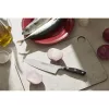 Santoku japán kés, 18 cm kovácsolt pengével, Arcos Riviera, fekete szegecselt nyéllel