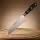 Santoku japán kés, 14 cm kovácsolt pengével, Arcos Riviera, fekete szegecselt nyéllel