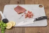 Santoku japán kés, 14 cm kovácsolt pengével, Arcos Riviera, fekete szegecselt nyéllel