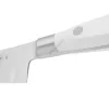 Santoku japán kés, 14 cm kovácsolt pengével, Arcos Riviera Blanc, fehér szegecselt nyéllel