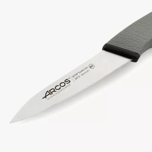Hámozókés, 10 cm penge, Arcos Colour Prof, csúszásmentes gumírozott nyél