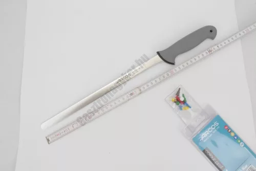 Szeletelőkés, 30 cm flexibilis penge, Arcos Colour Prof, csúszásmentes markolat, színkódos