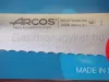 Tortakés, 25 cm hullámos penge, Arcos Colour Prof, csúszásmentes markolat, színkódos