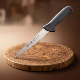   Halfilézőkés, halkés, 17 cm penge, Arcos Colour Prof  csúszásmentes markolat, színkódos