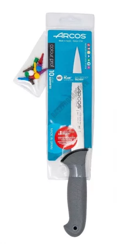 Halfilézőkés, halkés, 17 cm penge, Arcos Colour Prof  csúszásmentes markolat, színkódos