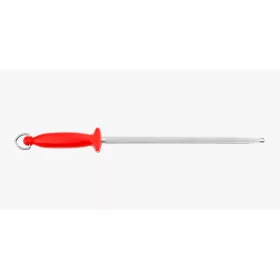 Fenőacél kerek 30 cm, piros nyél, prémium, Arcos