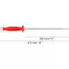 Fenőacél kerek 30 cm, piros nyél, prémium, Arcos