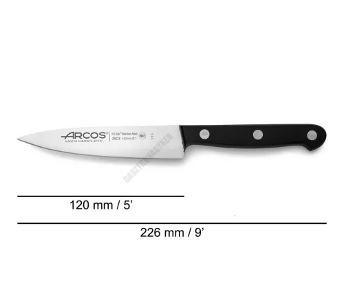 Szakácskés, konyhakés, 12 cm-es penge, Arcos Universal 