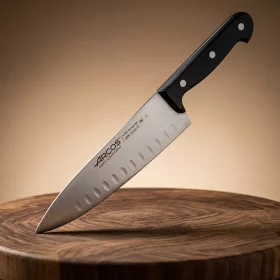 Szakácskés, 20 cm-es  rovátkolt penge, Arcos Universal 
