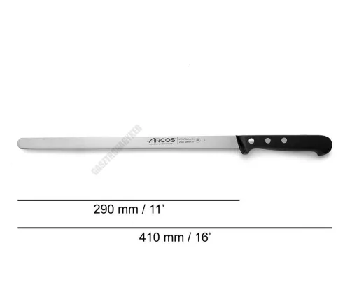 Szeletelőkés, sonkaszeletelő kés, 29 cm-es penge, Arcos Universal