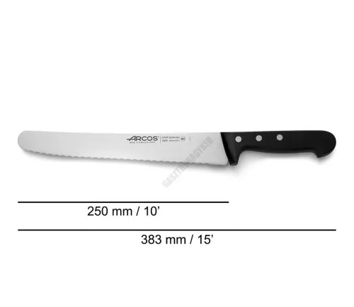 Tortakés, 25 cm-es recés penge, Arcos Universal