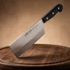 Usuba japán kés, 17,5 cm rozsdamentes penge, Arcos Universal, fekete szegecselt nyél