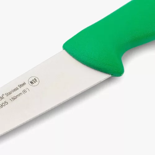 Konyhakés, 15 cm rozsdamentes penge, Arcos 2900, zöld polipropilén nyél