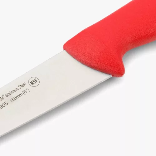 Konyhakés, 15 cm rozsdamentes penge, Arcos 2900, piros polipropilén nyél