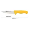 Henteskés, 16 cm rozsdamentes penge, Arcos 2900, sárga polipropilén nyél