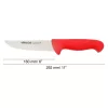 Henteskés, 16 cm rozsdamentes penge, Arcos 2900, piros polipropilén nyél