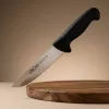 Henteskés, 16 cm rozsdamentes penge, Arcos 2900, fekete polipropilén nyél