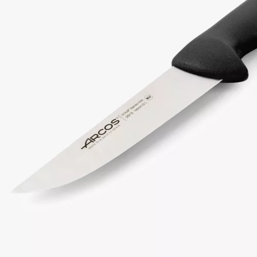 Henteskés, 16 cm rozsdamentes penge, Arcos 2900, fekete polipropilén nyél
