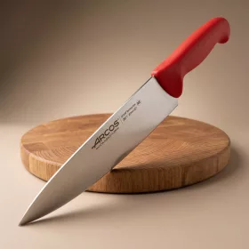   Szakácskés, 20 cm rozsdamentes penge, Arcos 2900, piros polipropilén nyél