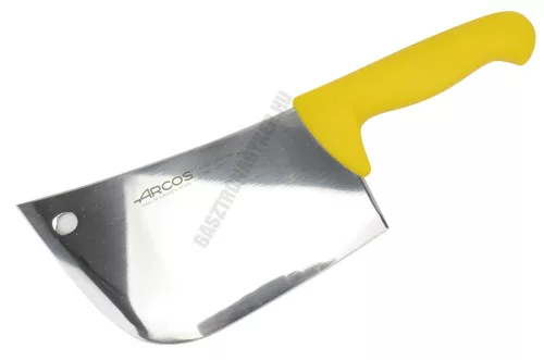 Bárd, 550 gramm, 19 cm-es 4 mm vastag penge, sárga nyél, Arcos