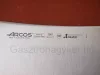 Bárd, 550 gramm, 19 cm-es 4 mm vastag penge, sárga nyél, Arcos