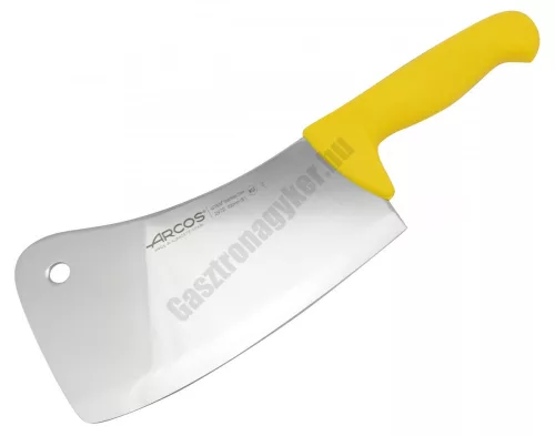 Bárd, 600 gramm, 22 cm-es 4 mm vastag penge, sárga nyél, Arcos