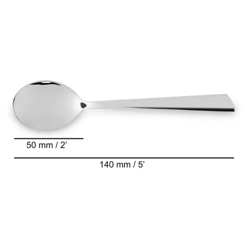 Toscana teáskanál, 18/10 rozsdamentes, 2,5 mm vastag 