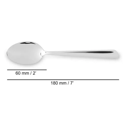 Toscana desszertkanál, 18/10 rozsdamentes, 2,5 mm vastag