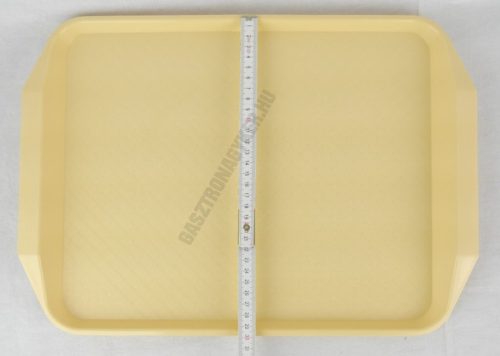 Műanyag Md tálca, bézs polipropilén, csúszásgátlós felülettel