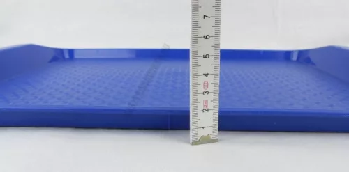 Műanyag Md tálca, kék polipropilén, csúszásgátlós felülettel