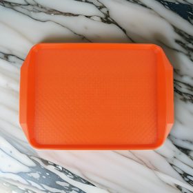  Műanyag Md tálca, narancssárga polipropilén, csúszásgátlós felülettel