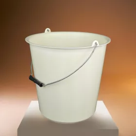 Vödör, 12 liter, 29×30 cm, fém füllel