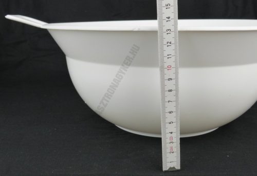 Mosogatótál erős műanyag, 6 liter, fehér, 33×13 cm
