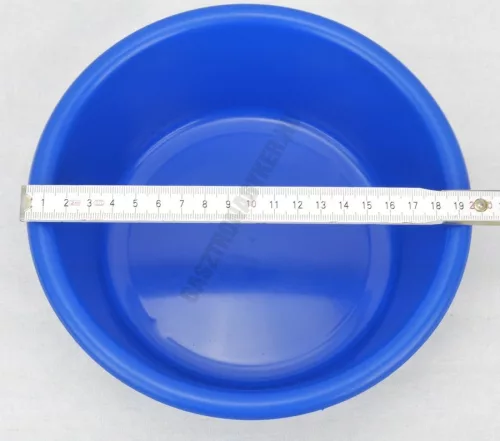 Műanyag tál, 20 cm, 1,5 liter, kék