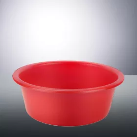 Műanyag tál, 20 cm, 1,5 liter, piros