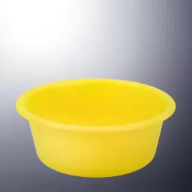Műanyag tál, 20 cm, 1,5 liter, sárga