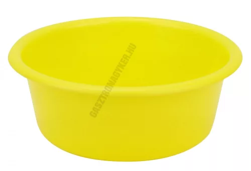 Műanyag tál, 20 cm, 1,5 liter, sárga