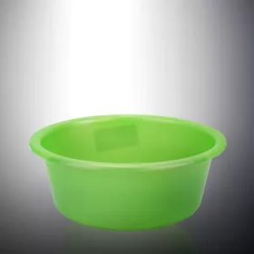Műanyag tál, 20 cm, 1,5 liter, zöld