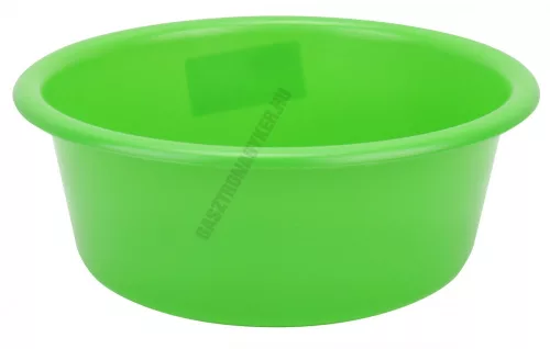 Műanyag tál, 20 cm, 1,5 liter, zöld