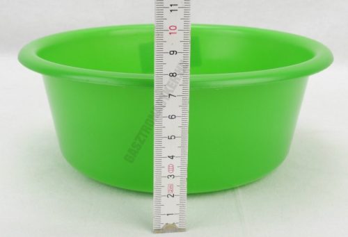 Műanyag tál, 20 cm, 1,5 liter, zöld