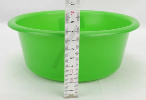 Műanyag tál, 20 cm, 1,5 liter, zöld