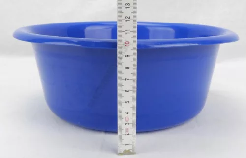 Műanyag tál, 26 cm, 3 liter, kék