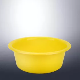 Műanyag tál, erős 26 cm, 3 liter, sárga