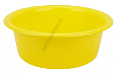 Műanyag tál, erős 26 cm, 3 liter, sárga