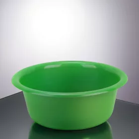 Műanyag tál, 26 cm, 3 liter, zöld